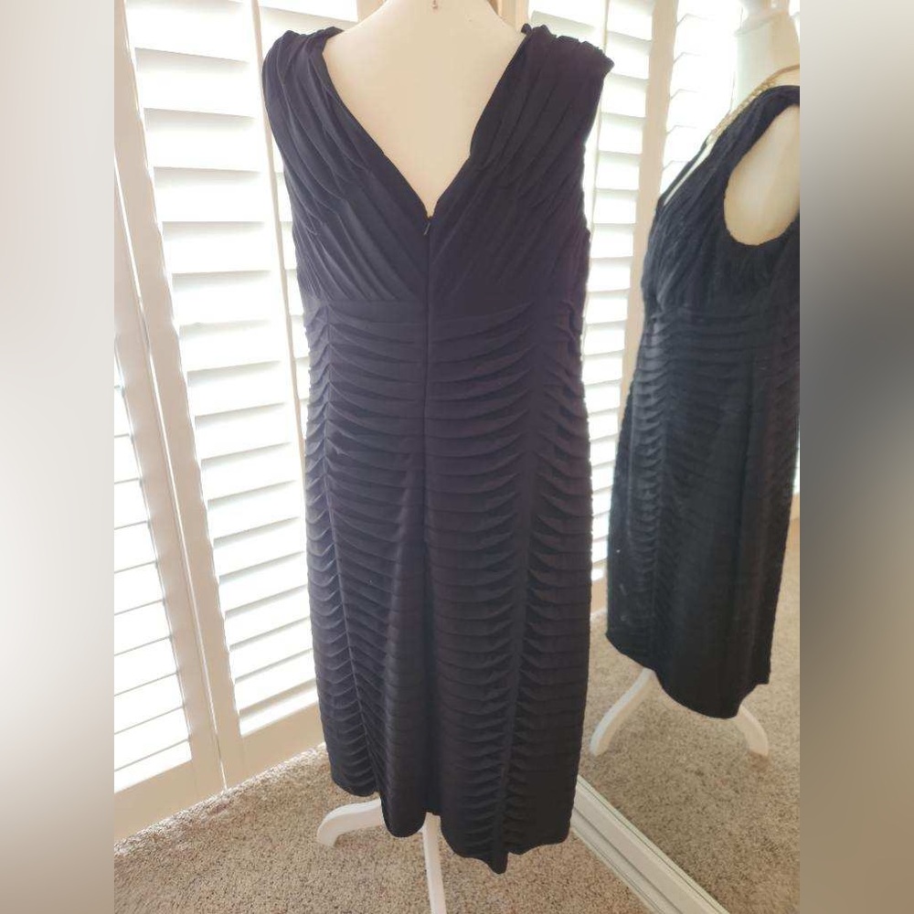 Black Ruched Dress